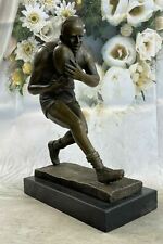 Huge Sale Rugby Player Deco Bronze Trophy Statue Sculpture Book End Figure DEAL picture