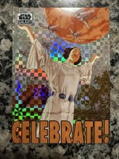 2021 TOPPS CHROME STAR WARS GALAXY X-FRACTOR REBELLION: CELEBRATE 2/10 picture