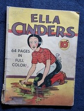 SINGLE SERIES #3 ELLA CINDERS ('39) POOR, Scarce Early Golden Age Comic picture