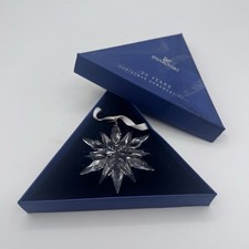 Swarovski 2011 Annual Christmas Ornament 20 Years Crystal Snowflake #1092037 picture