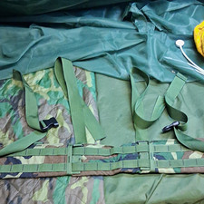 Specialty Defense Systems MOLLE Utility Belt Woodland Camo w/ Suspenders picture