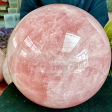57LB Natural Crystal Pink Rose Chakra Quartz Sphere healing ball Specimen picture