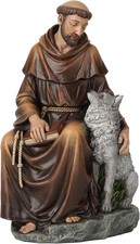 BC Catholic Saint Francis Statue, 10.5