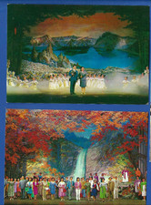 set of 2 old postcards, Pyongyang, Opera, North Korea picture