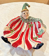 RARE Fitz & Floyd Vintage 1993 Old Man Scrooge Christmas Candy Serving Dish picture