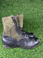 VTG Men's 1960s US Army  Combat Jungle Boots Sz 13 W  Vietnam War 60s picture