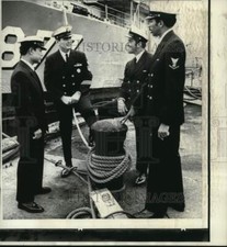 1971 Press Photo Navy Sailors Model New Uniforms, Washington D.C. - nom16189 picture