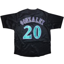 Luis Gonzalez Autographed Arizona (Black #20) Custom Jersey - JSA picture
