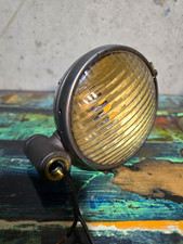 Steampunk Antique Dome Lamp Light * Vintage Ribbed Glass* ~Guide Tractor Lens~ picture