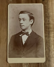 Cdv Civil War ErA Handsome Young Man Carte De Visite New Hampshire Antique Photo picture