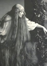 MARY GARDEN - Soprano OPERA Singer in 1905 Long Long Hair - 5 x 7 in picture