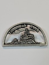 Tillamook Rock Travel Souvenir Lapel Pin Oregon Deactivated Lighthouse Cut-Out picture