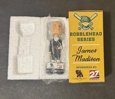 RARE Madison Mallards Bobblehead James Madison SGA- NEW picture