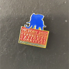 Victory 2012 Republican National Community 2010 Charter Member Hat Lapel Pinback picture