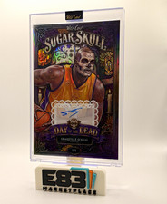 Shaquille O’Neal Wild Card Sugar Skull TRUE 1/1 Color Match Auto Day of the Dead picture