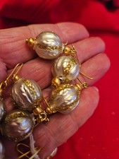 Vintage Mercury Glass  Christmas ornaments  Czech Republic NOS - Micro picture