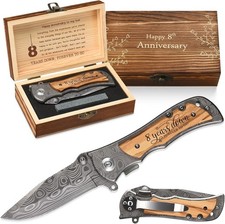 NEW 8th Wedding Anniversary Bronze Gift for Men Husband Keepsake Fast Shipping picture