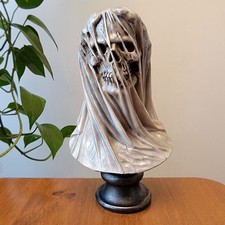 Veiled Skull Bust, Gothic Decor picture