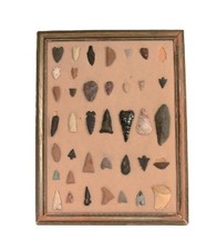 Frame of Early Man Stone Artifacts, SE Elko Nevada picture