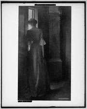 Photo:Woman at Window Vintage Interior Scene c1911-1920 picture