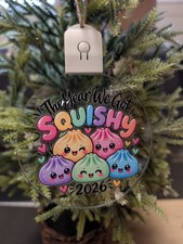 Squishy 2026 LED Light Up Ornament Backpack Charm 7 Colors Rechargeable Gift picture