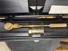 Vintage & Rare Chrysler Master Technician Award Ratchet & Socket Set Golden picture