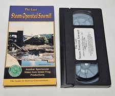 The Last Steam Operated Sawmill Green Frog Productions VHS Vintage Oregon Trains picture