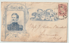 Civil War Patriotic Cover – Major General Nathaniel P. Banks – Poolesville, MD picture