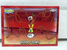 2025 Topps Chrome SpongeBob Squarepants #140 Rubber Bandy Red Refractor /5 picture