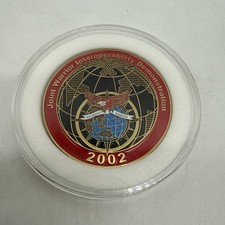 2002 Global Information Grid Joint Chiefs of Staff Military Challenge Coin Vtg. picture