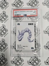 Vintage KFC1998 Pokémon Card Game Onix #95 PSA Gem Mint 9 Non-Sport Trading Card picture
