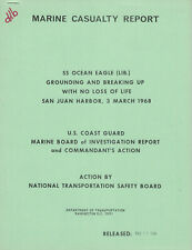 1968, S.S. Ocean Eagle, Ship Accident, San Juan Harbor, Original Accident Report picture