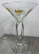 Hard Rock Cafe San Francisco Double Stem Margarita Glass Vintage Collectible picture