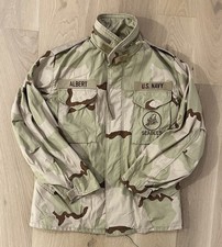 Vintage 2005 U.S. Navy Seabees Desert Camouflage DCU Field Jacket “Albert” picture