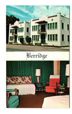 BERRIDGE apartments Bradenton FL vintage postcard unposted picture