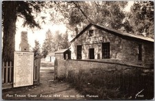 c1940s FORT BRIDGER, Wyoming RPPC Postcard 