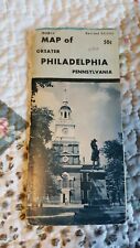 Vintage Map Of Greater Philadelphia Pennsylvania Mapco picture