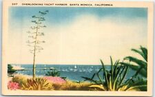 Postcard - Overlooking Yacht Harbor, Santa Monica, California, USA picture