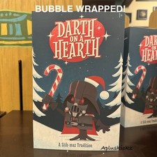 2026 Disney Parks Star Wars Santa Darth on A Hearth Vader Plush BUBBLE WRAPPED picture