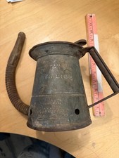 Antique Brookins Mfg Company Dayton Ohio 1 Qts.Liquid Oil Can Vintage Petrolania picture