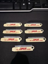 Lot Of 7 Vintage Caravan Bread Advertising Pocket Box Cutter Knife picture