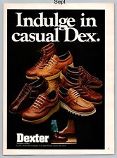 Dexter Leather Shoemakers To America Promo Vintage 1978 Full Page Print Ad picture