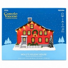 8251934 Carole Towne Molly's Holiday House Musical Christmas Village 2026 picture