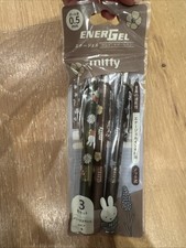 Miffy Multi function Ballpoint Pen Energel 3 Color Set Japan Limited NEW picture