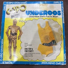 STAR WARS UNDEROOS GIRLS 1977 SEALED UNUSED C-3PO picture
