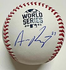 Braves Austin Riley Signed 2021 World Series MLB Baseball MLB Hologram Certified picture