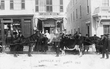 1913 Leviker Brothers Butcher Shop Lowville New York NY - 11x17 Reprint picture