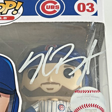 Funko Pop Kris Bryant 03 MLB Chicago Cubs Vaulted/Retired Cased AUTOGRAPHED picture