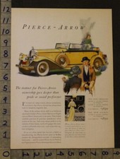 1932 PIERCE ARROW BUFFALO GERDING ILLUS CONVERT 1910 ADVERT MOTOR AUTO CAR UT95 picture