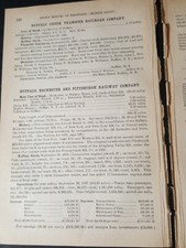 1888 train report BUFFALO ROCHESTER & PITTSBURGH RAILWAY Walston Mines Ashford  picture